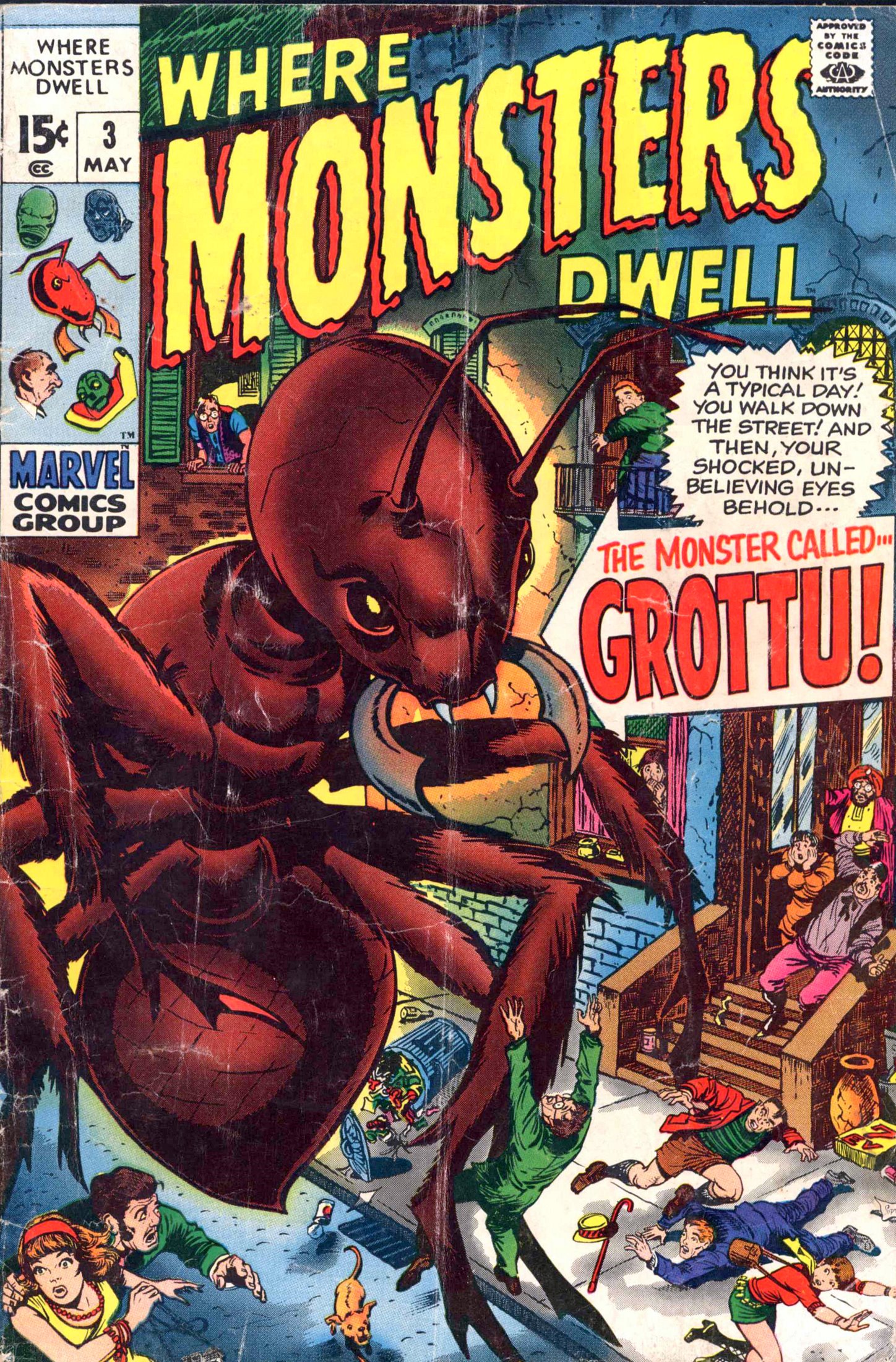 Read online Where Monsters Dwell (1970) comic -  Issue #3 - 1