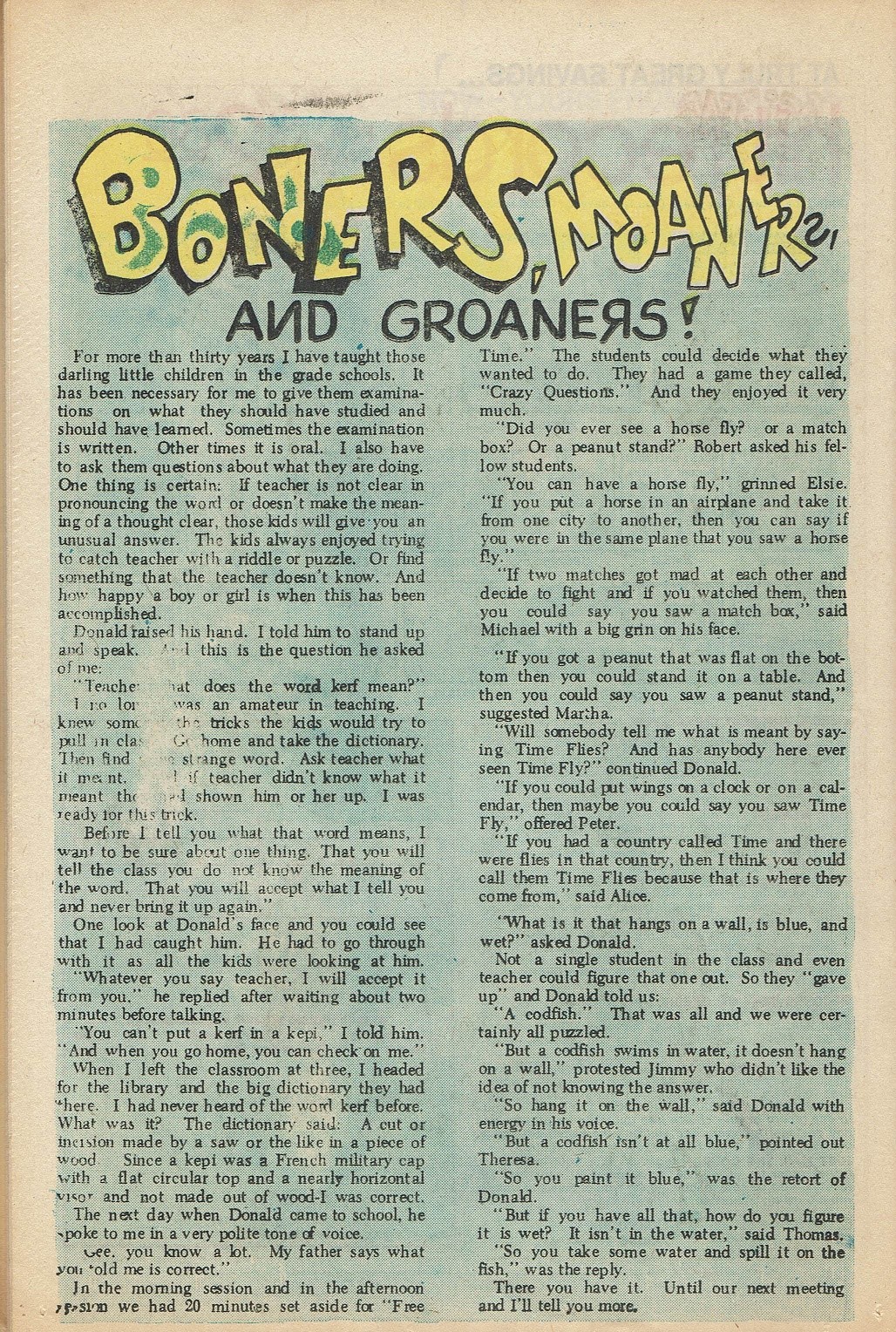 Read online Yogi Bear (1970) comic -  Issue #12 - 23