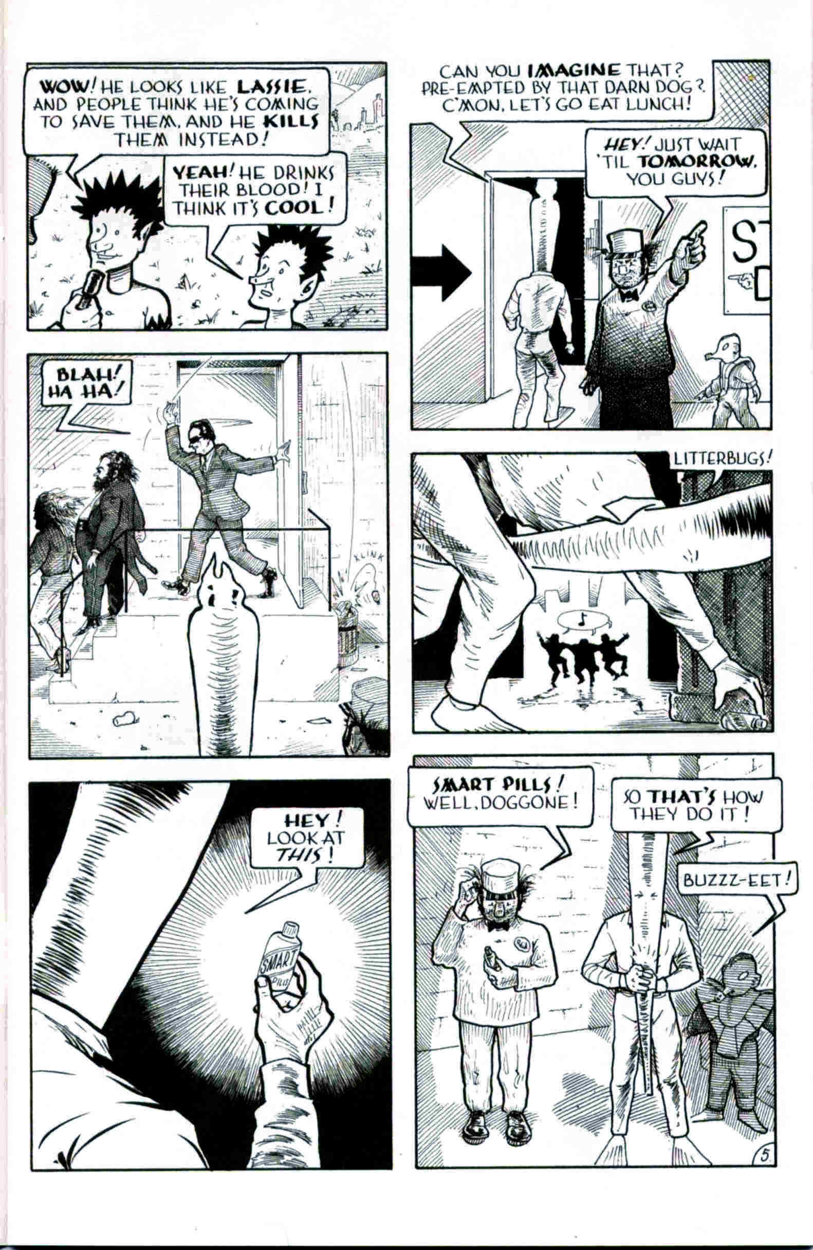 Read online Flaming Carrot & Reid Fleming, World's Toughest Milkman comic -  Issue # Full - 5