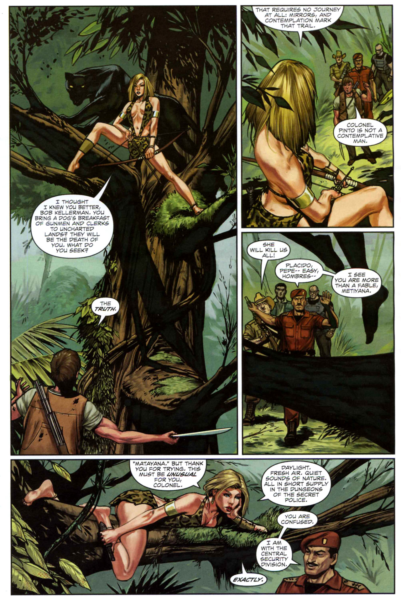 Read online Sheena - Trail of the Mapinguari comic -  Issue # Full - 19
