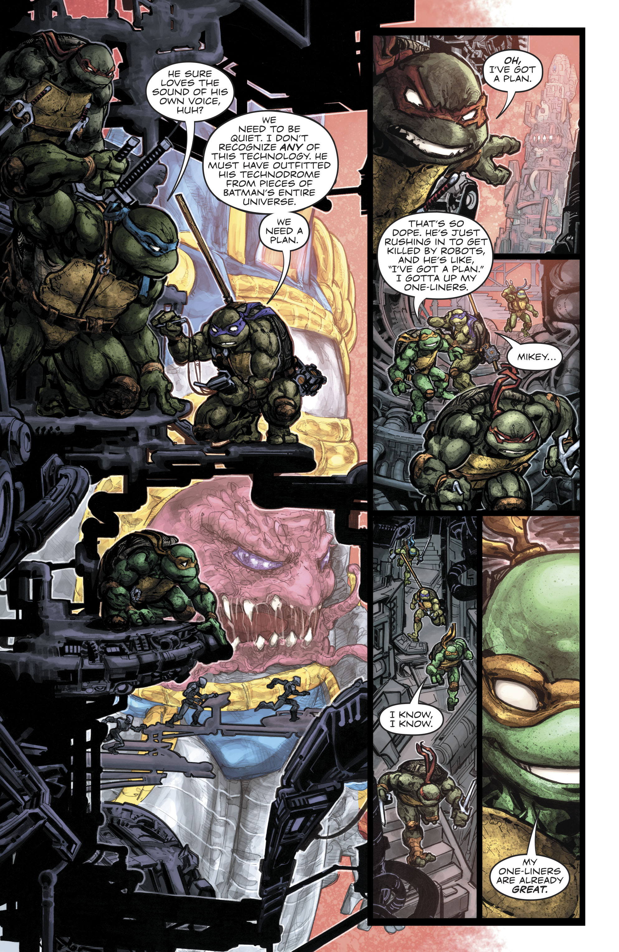 Read online Batman/Teenage Mutant Ninja Turtles III comic -  Issue #5 - 14