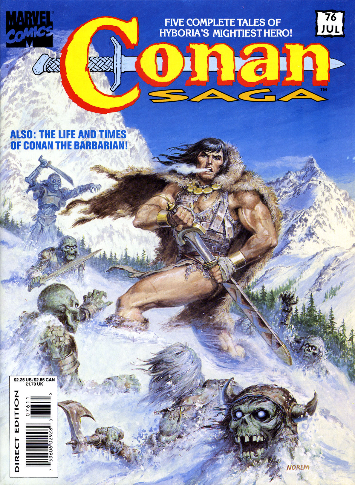 Read online Conan Saga comic -  Issue #76 - 1
