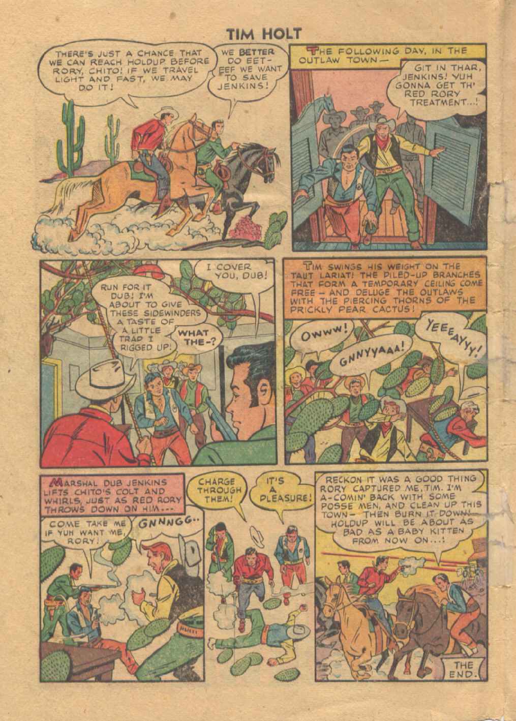 Read online Tim Holt comic -  Issue #6 - 34