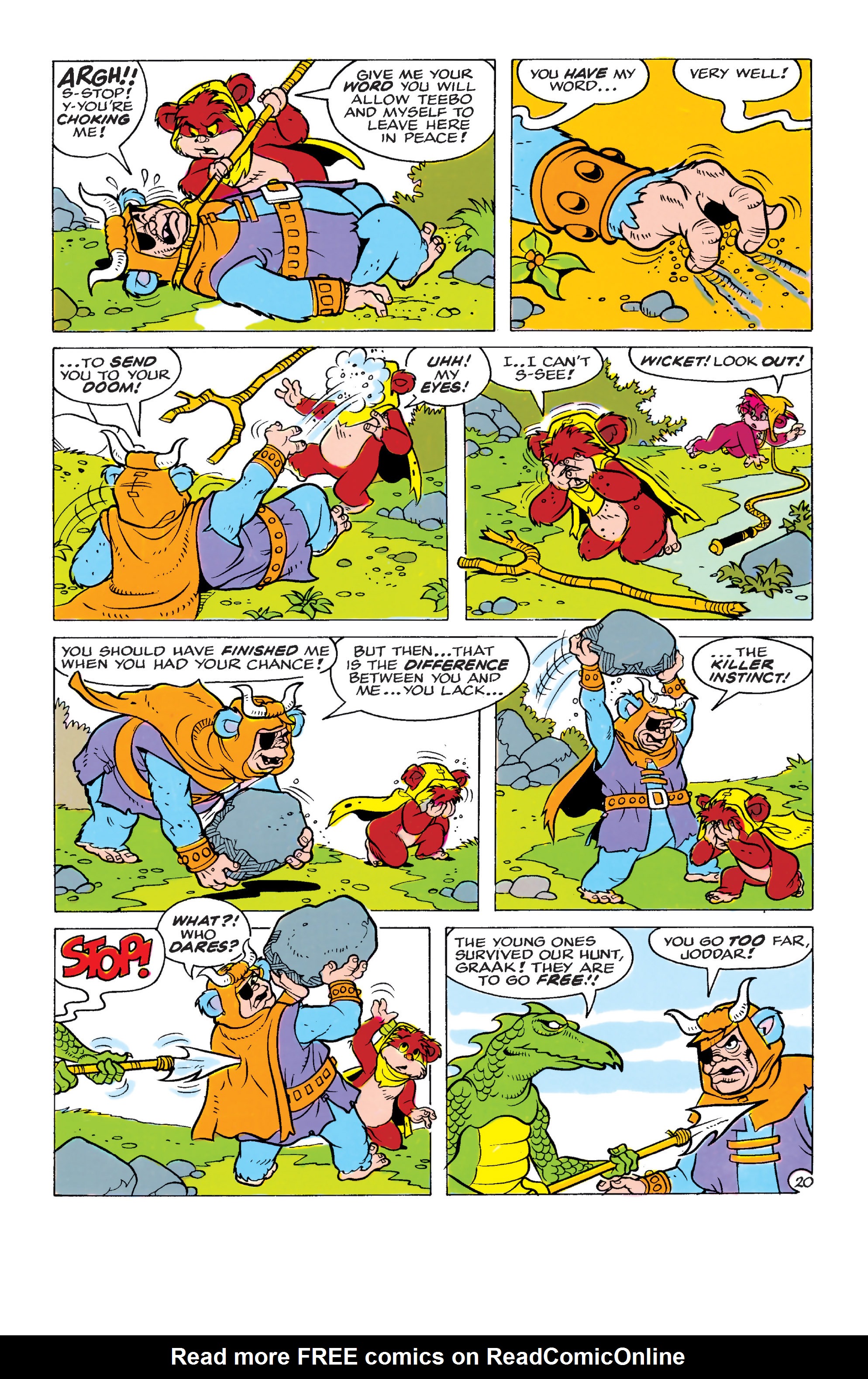 Read online Ewoks comic -  Issue #4 - 21