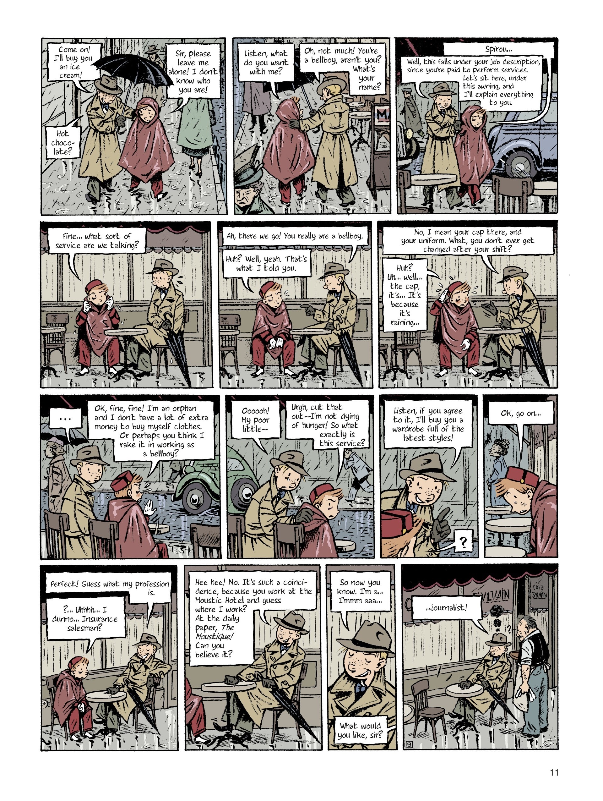 Read online Spirou: The Diary of a Naive Young Man comic -  Issue # TPB - 11