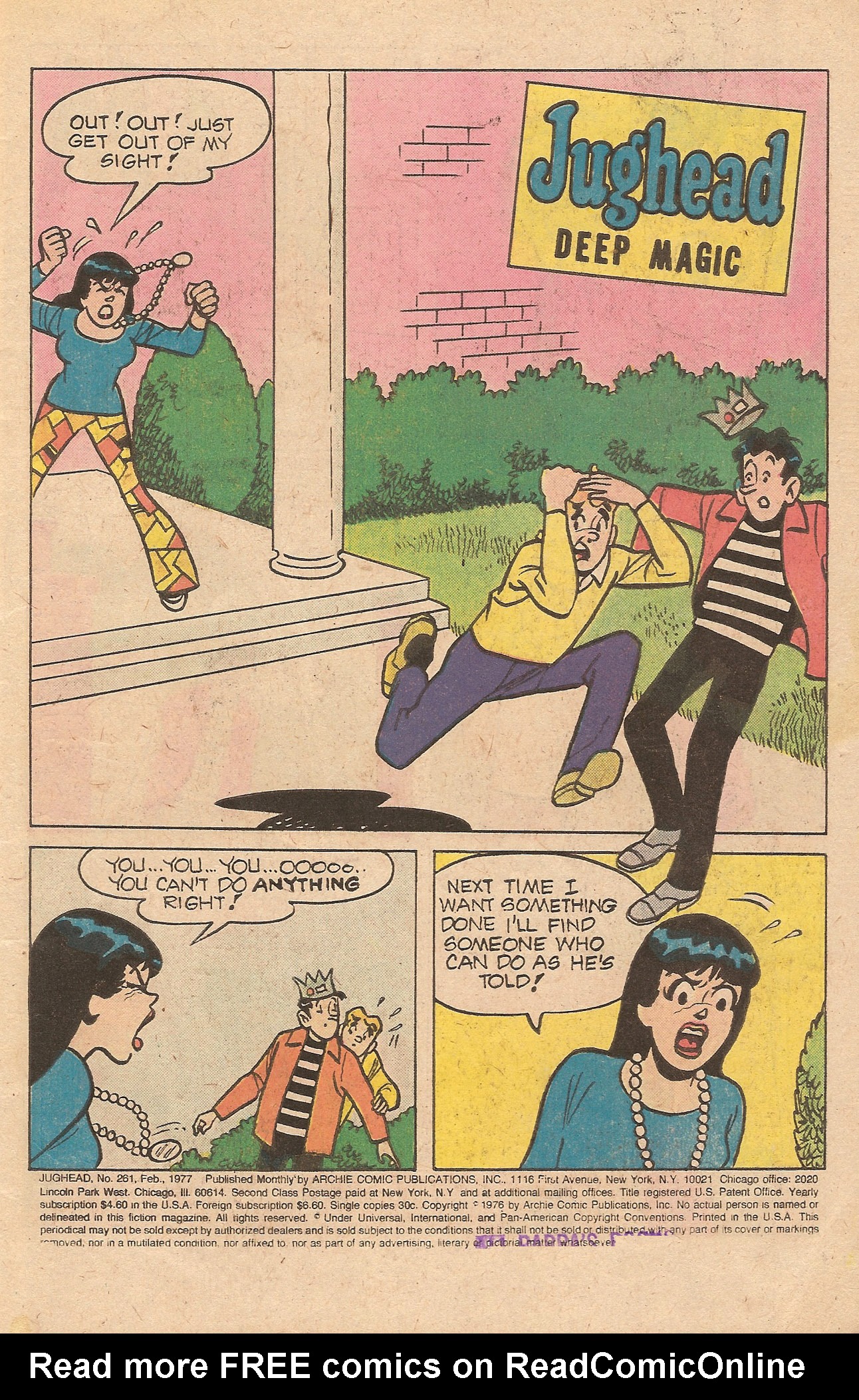 Read online Jughead (1965) comic -  Issue #261 - 3