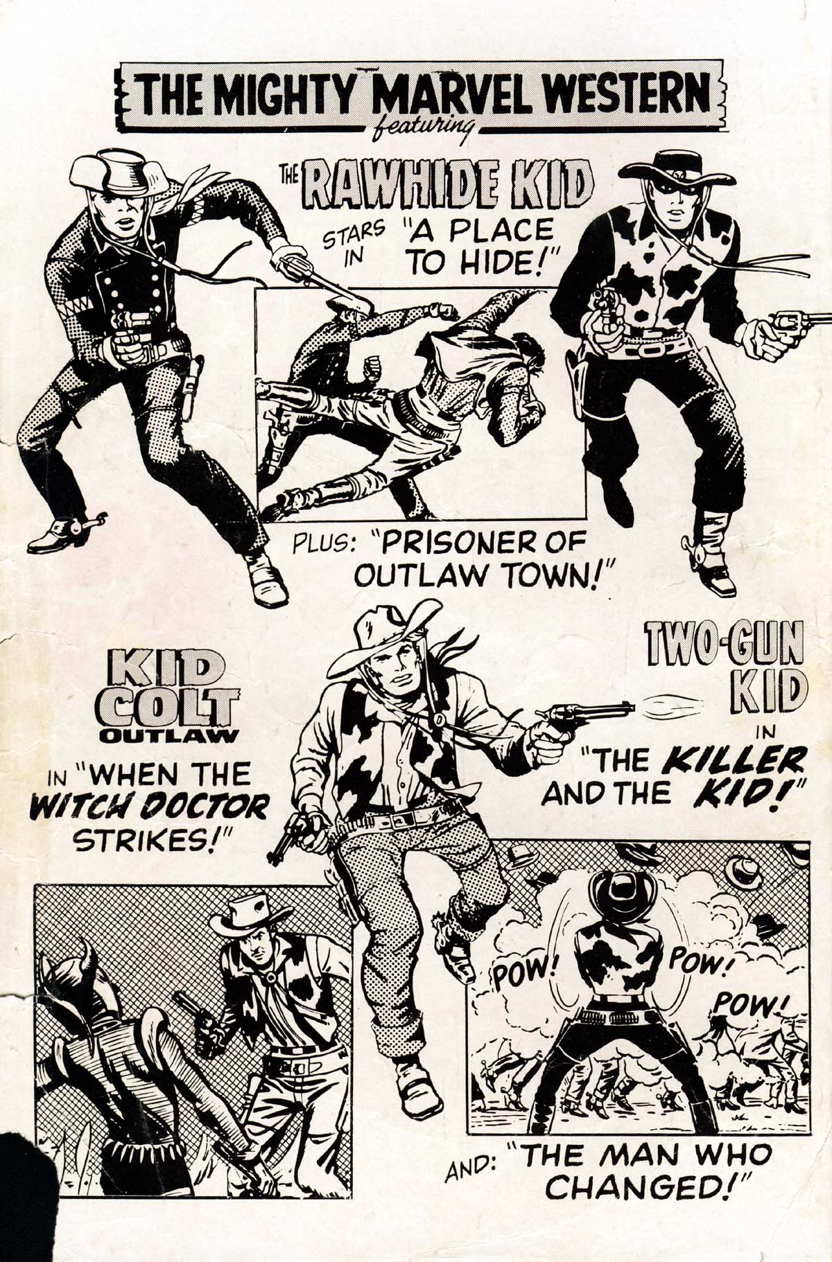 Read online The Mighty Marvel Western comic -  Issue #1 - 2