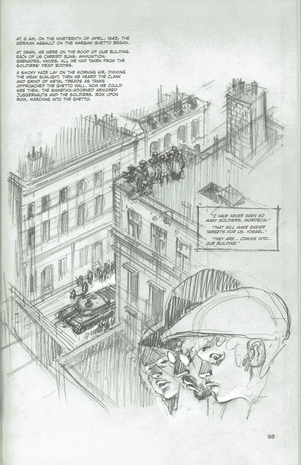 Read online Yossel: April 19, 1943 comic -  Issue # TPB - 107