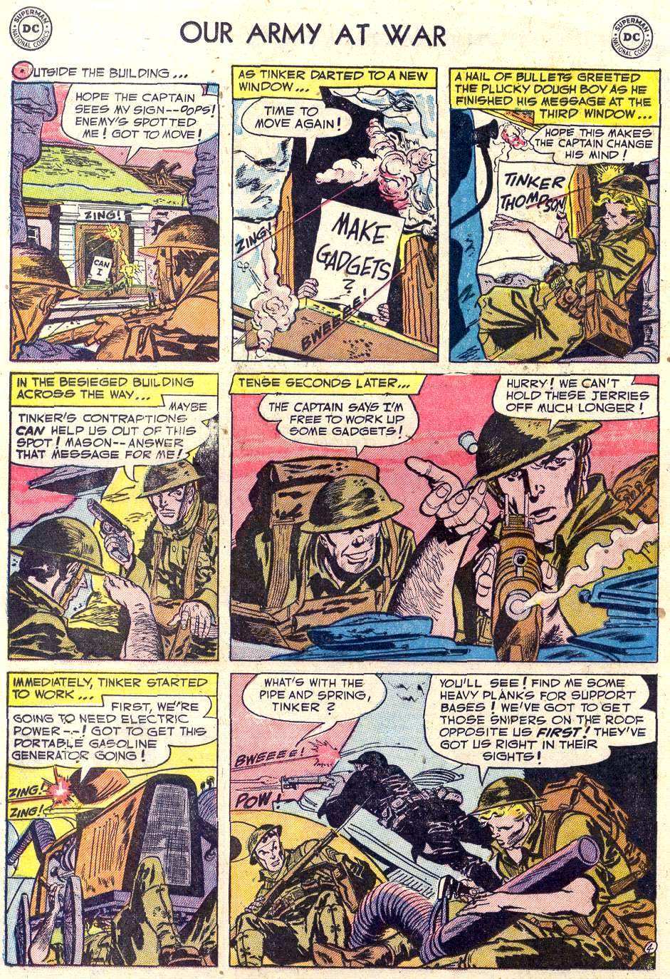 Read online Our Army at War (1952) comic -  Issue #8 - 16