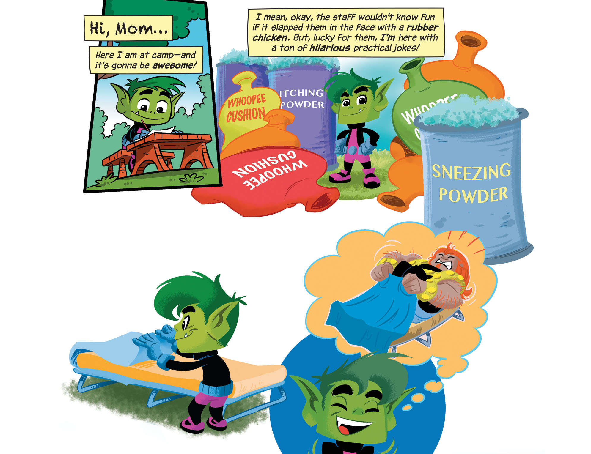 Read online Teen Titans Go! To Camp comic -  Issue #4 - 6