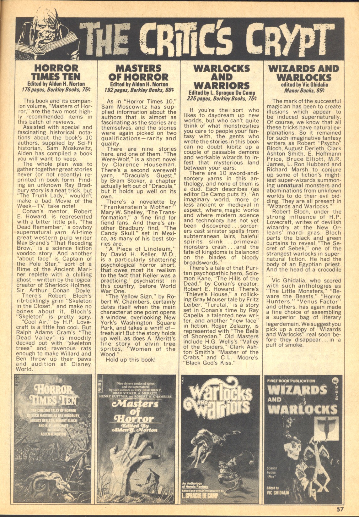Read online Creepy (1964) comic -  Issue #51 - 57