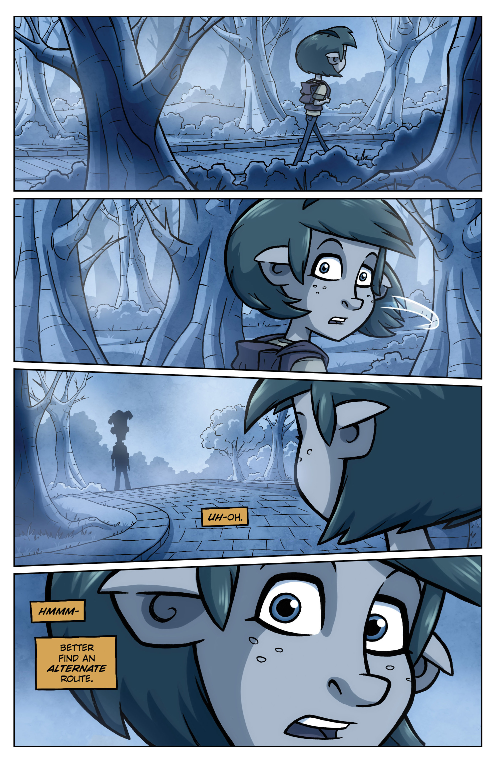 Read online Oddly Normal (2014) comic -  Issue #5 - 17