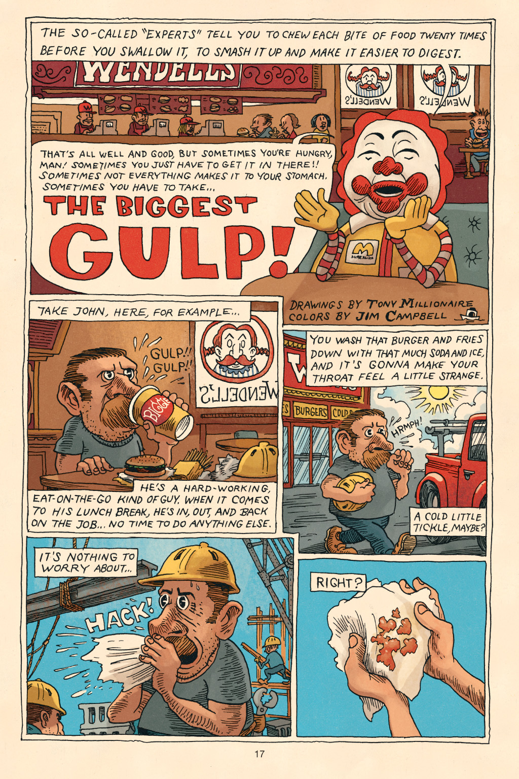 Read online Supersized: Strange Tales from a Fast-Food Culture comic -  Issue # TPB - 18