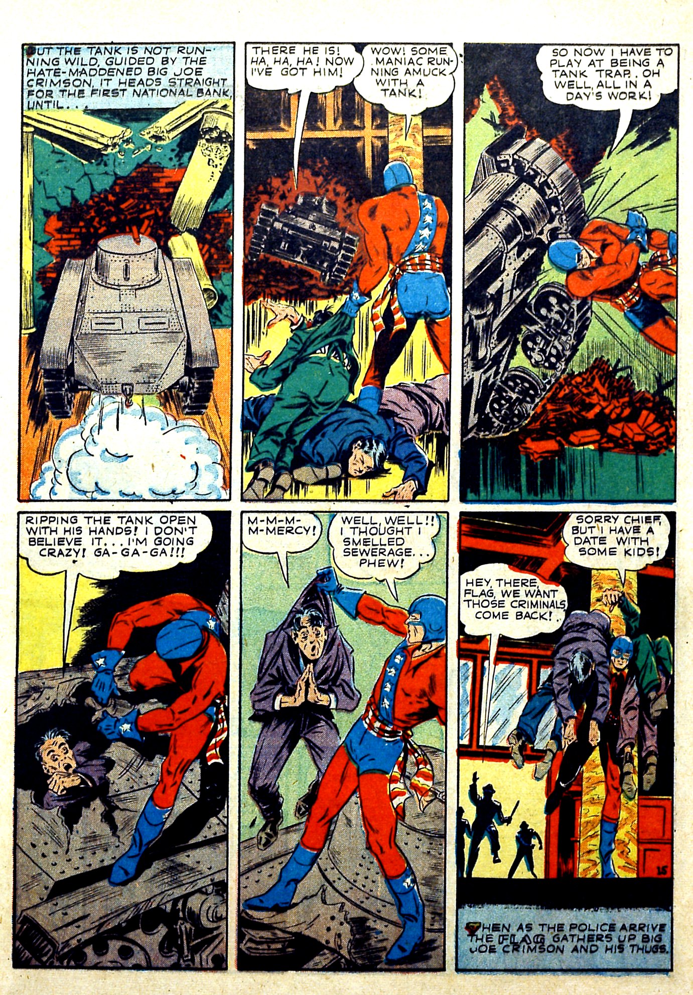 Read online Our Flag Comics comic -  Issue #3 - 16