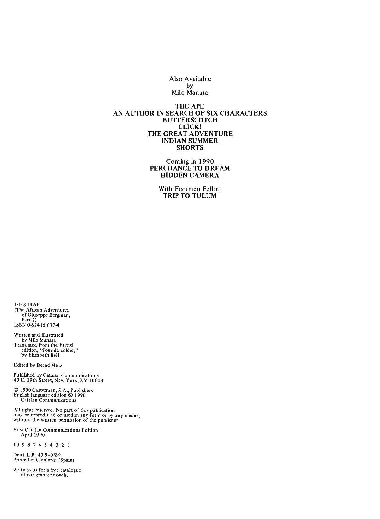 Read online Dies Irae comic -  Issue # TPB - 4