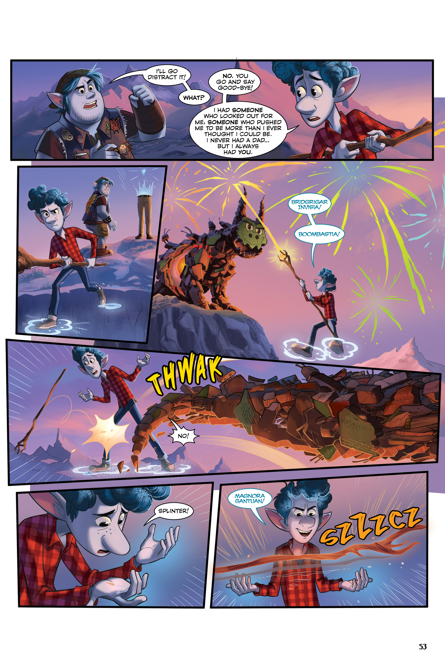 Read online Onward: The Story of the Movie in Comics comic -  Issue # TPB - 54