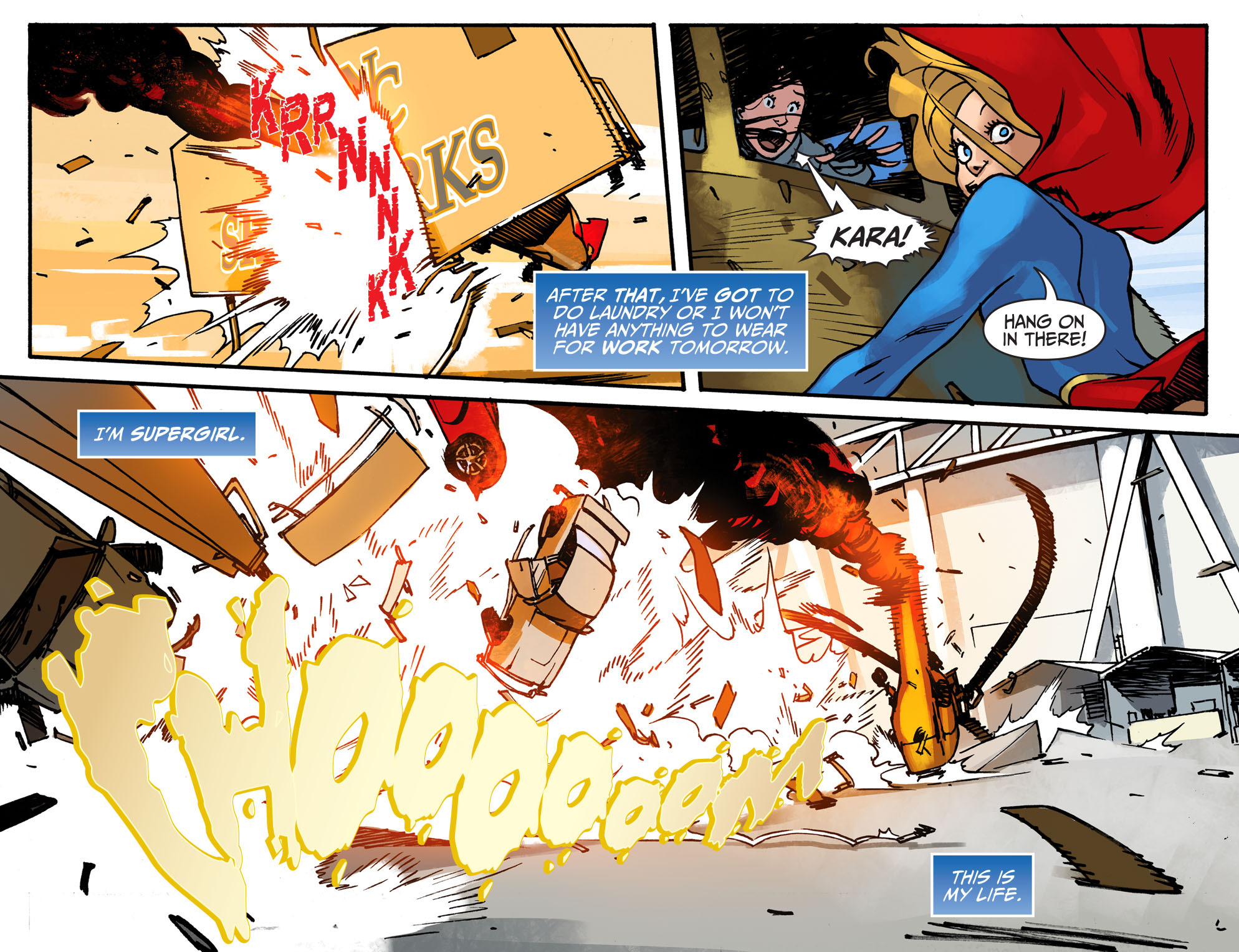 Read online Adventures of Supergirl comic -  Issue #2 - 6