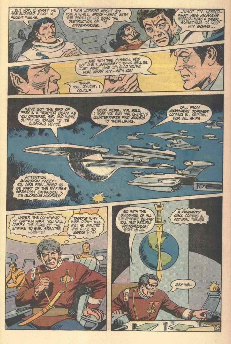 Read online Star Trek (1984) comic -  Issue #13 - 23