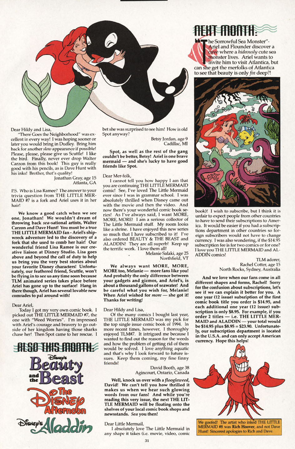 Read online Disney's The Little Mermaid comic -  Issue #9 - 33