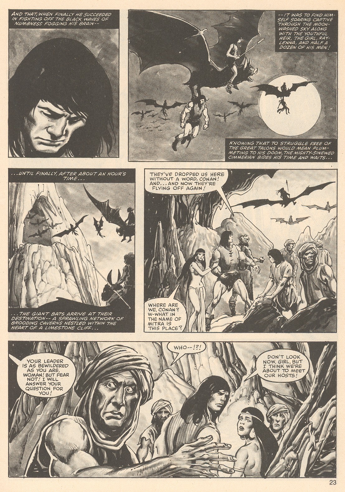 Read online The Savage Sword Of Conan comic -  Issue #76 - 23