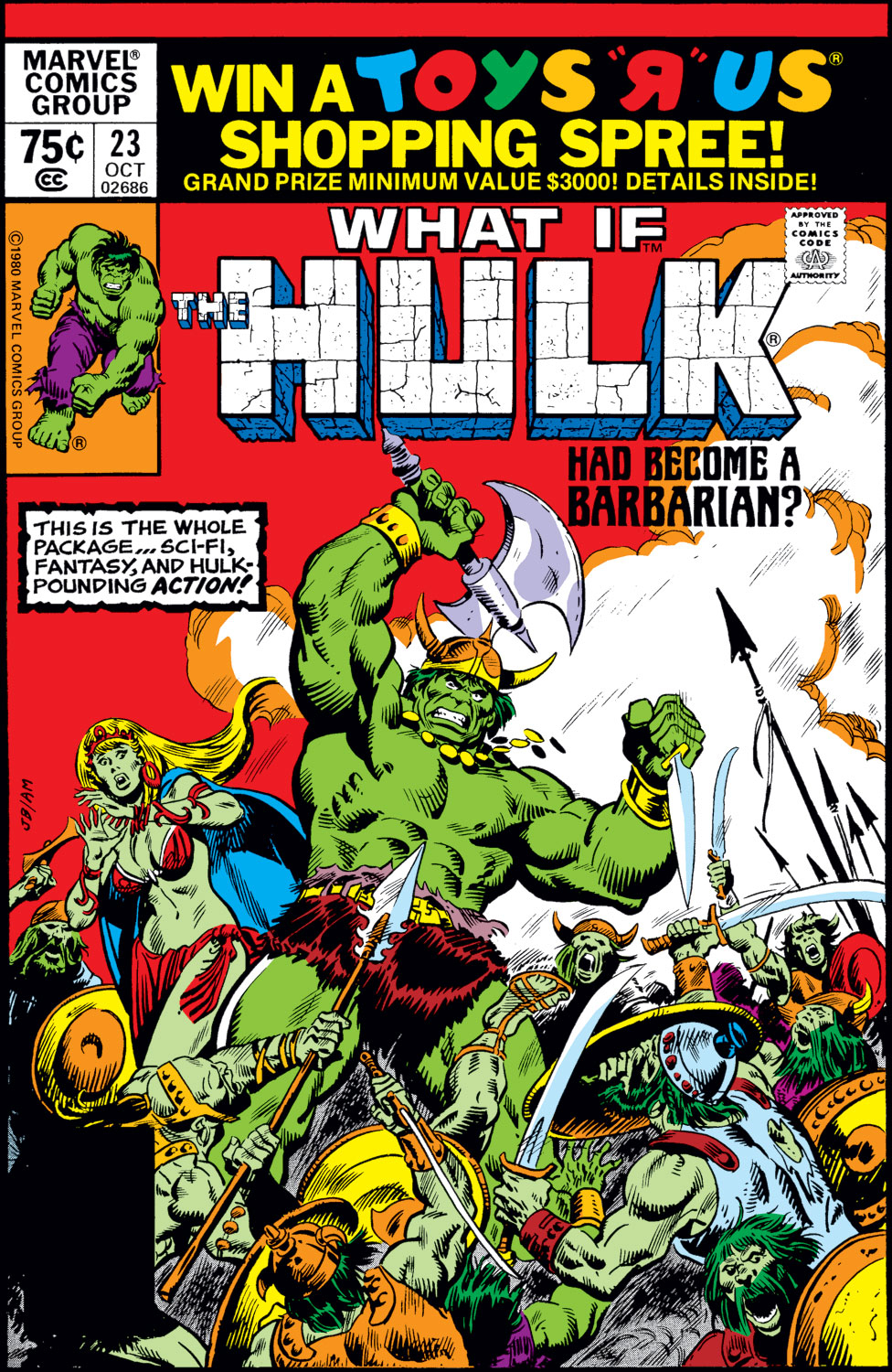 What If? (1977) issue 23 - The Hulk had become a barbarian - Page 1