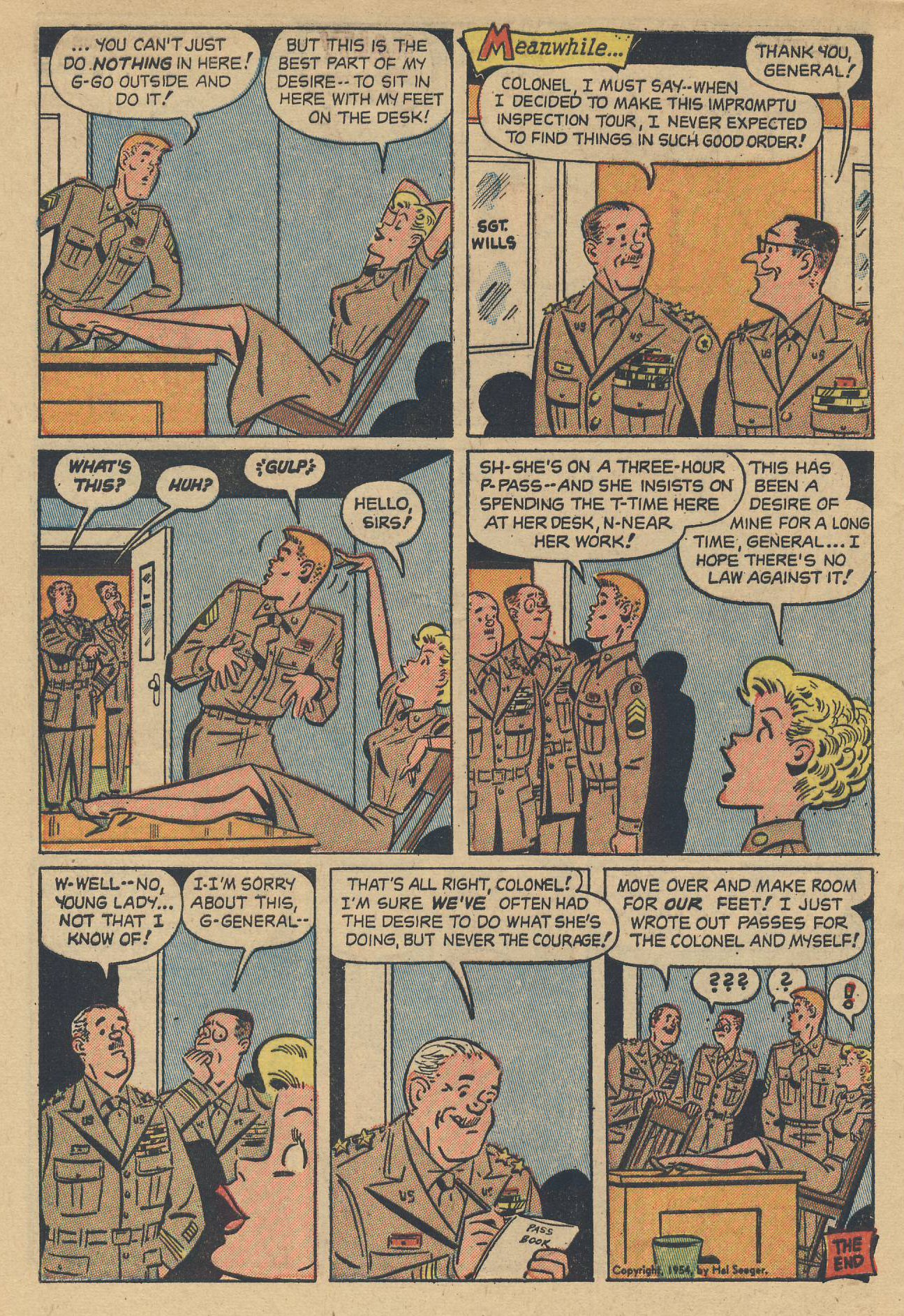 Read online G. I. Jane (1953) comic -  Issue #6 - 32