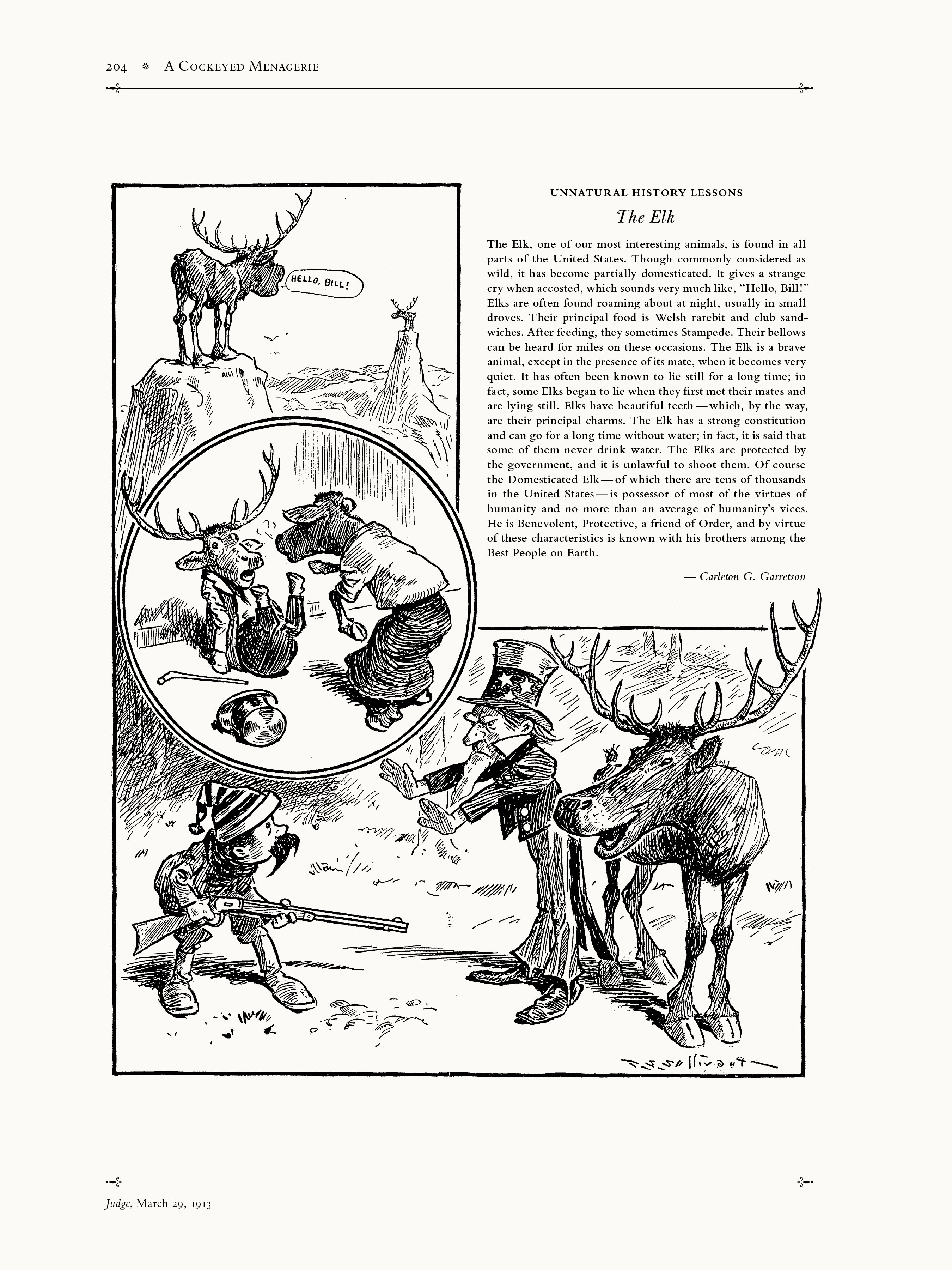 Read online A Cockeyed Menagerie: The Drawings of T.S. Sullivant comic -  Issue # TPB (Part 3) - 15