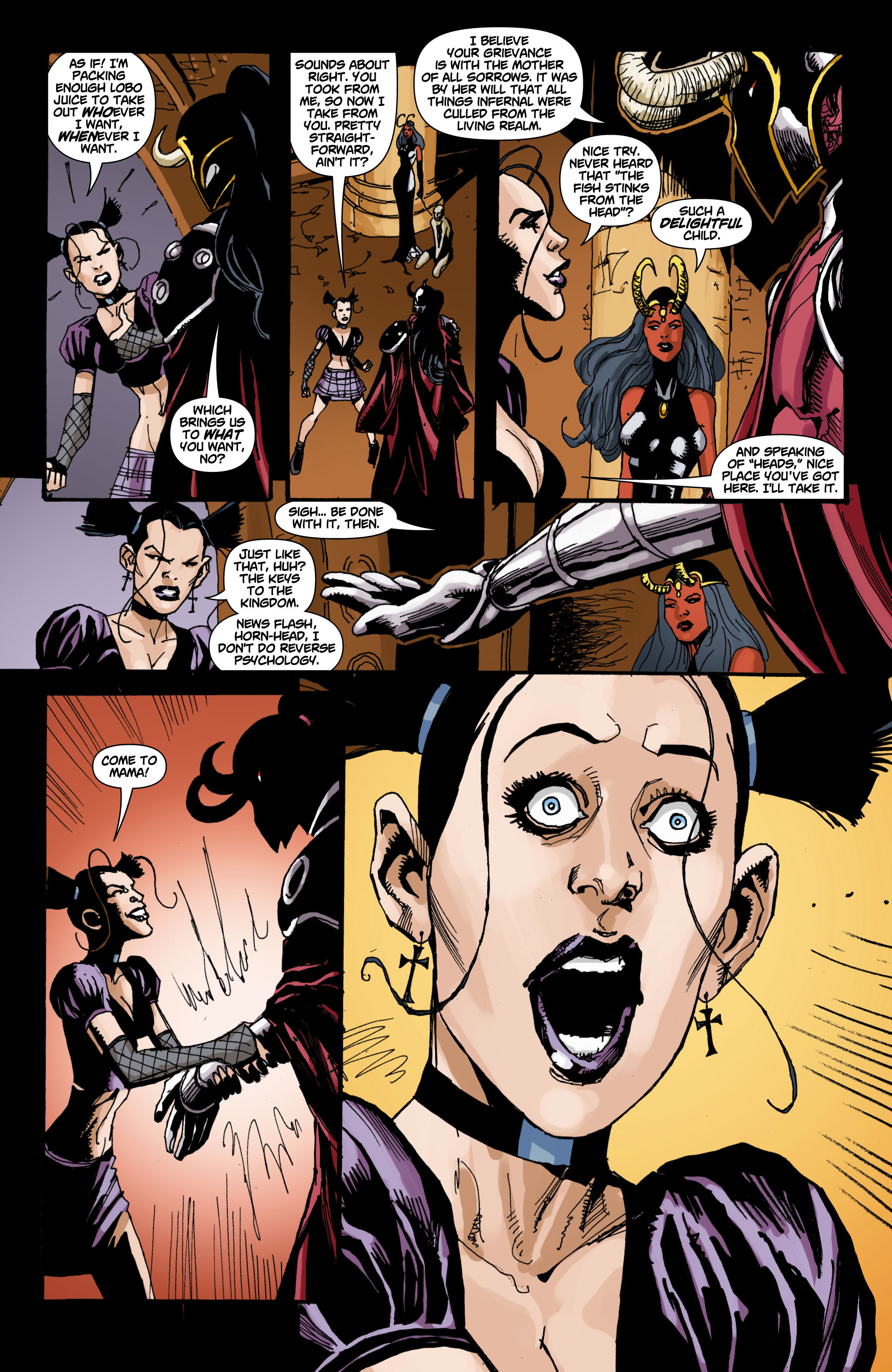 Read online Reign in Hell comic -  Issue #8 - 11