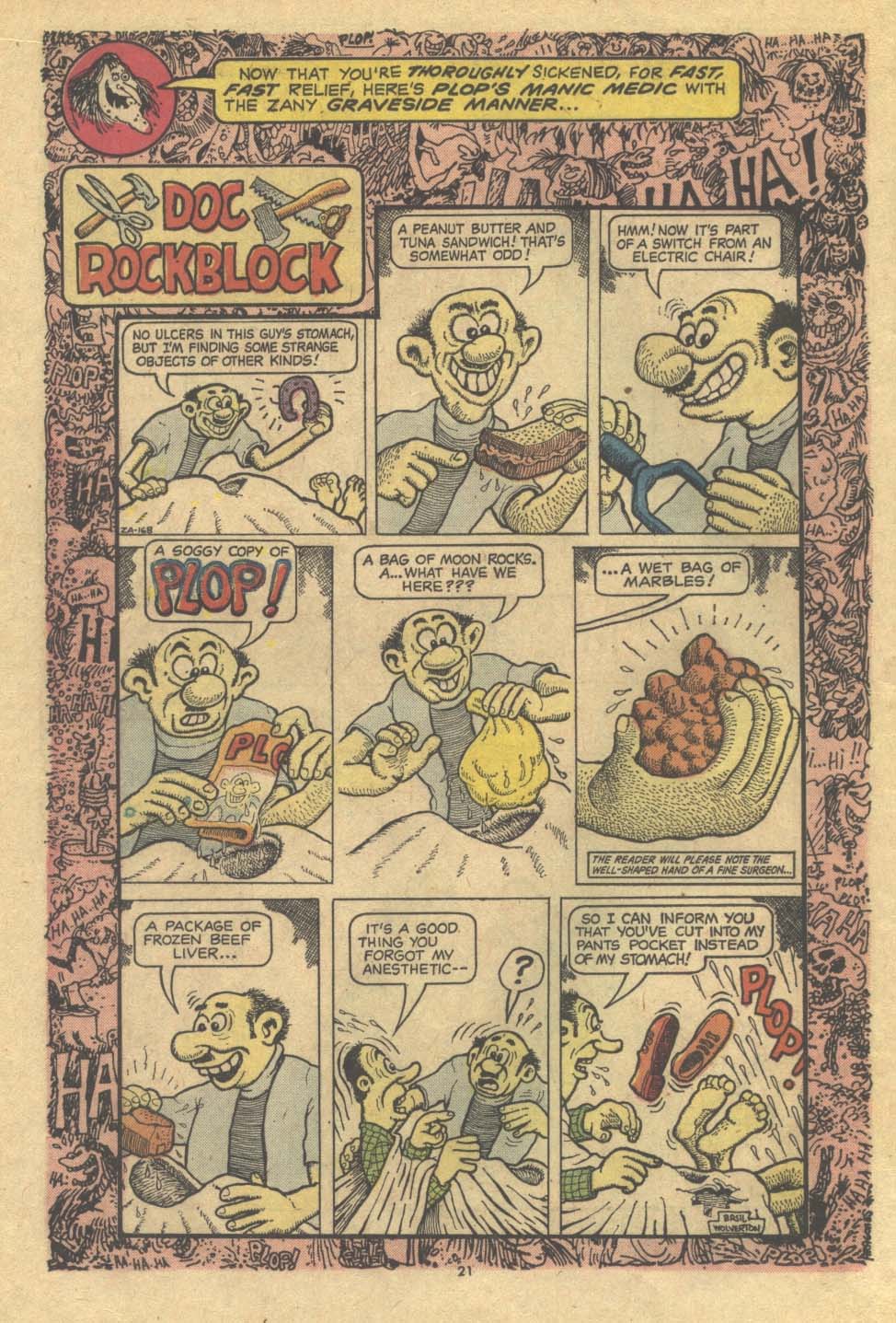 Read online Plop! comic -  Issue #4 - 22