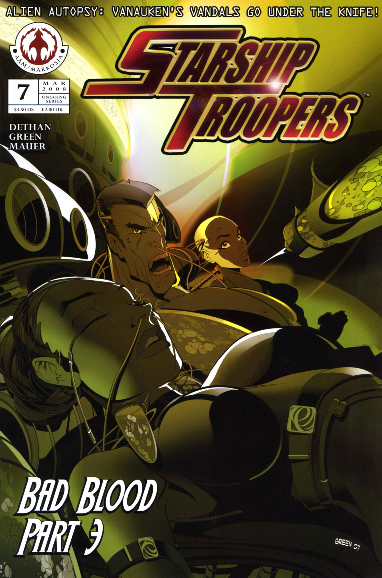 Read online Starship Troopers (2007) comic -  Issue #7 - 1