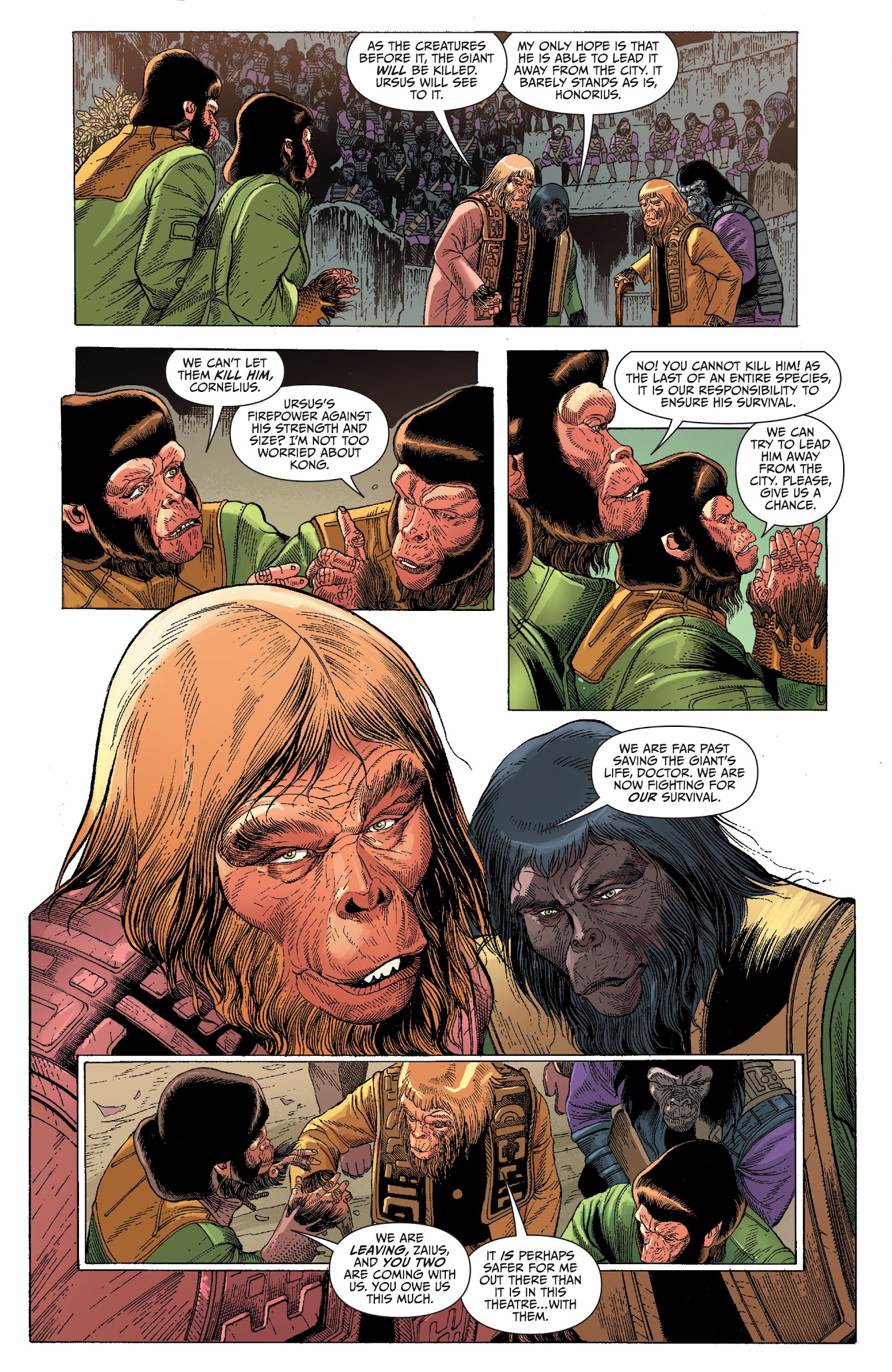 Read online Kong on the Planet of the Apes comic -  Issue #5 - 18