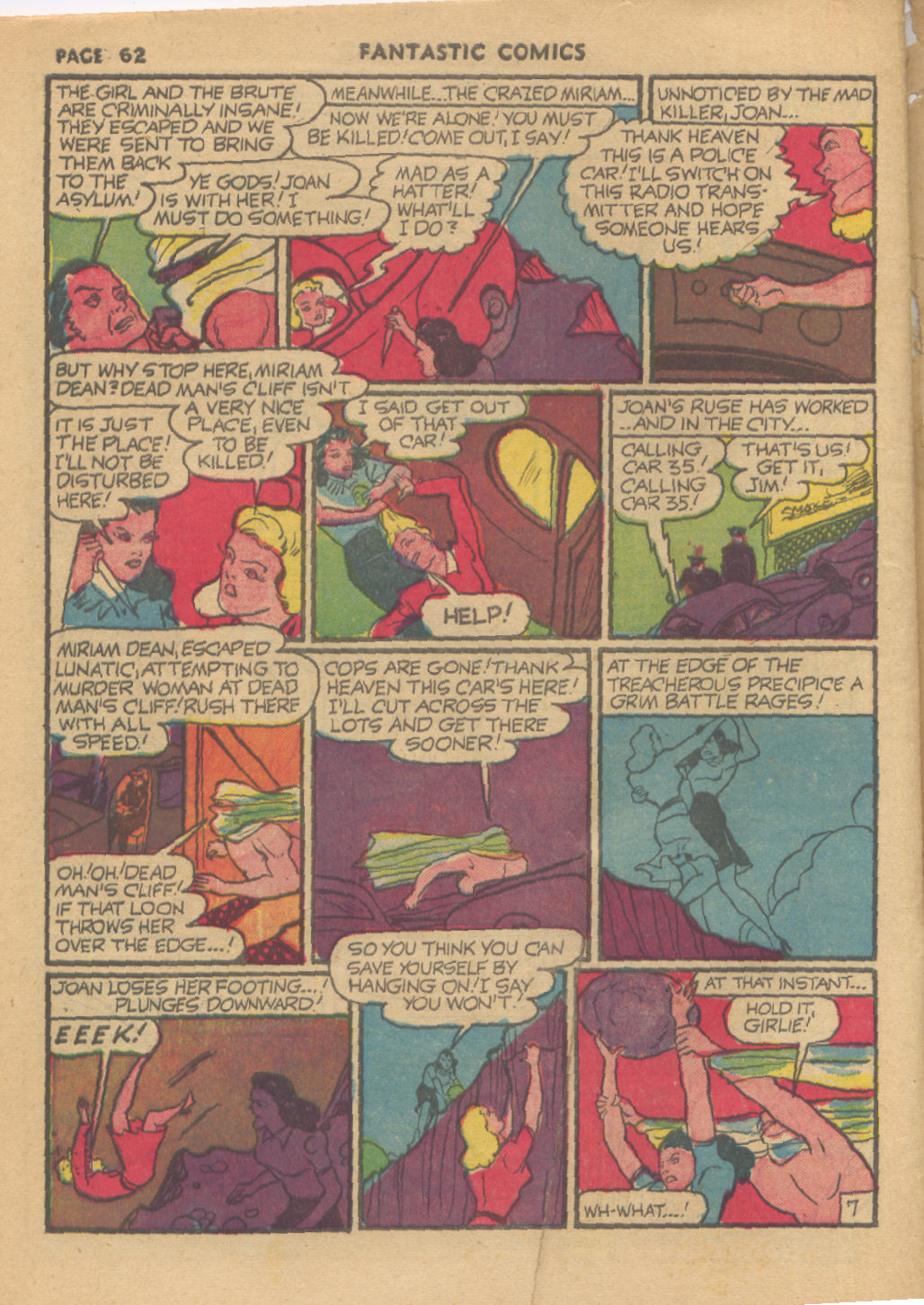 Read online Fantastic Comics comic -  Issue #23 - 63