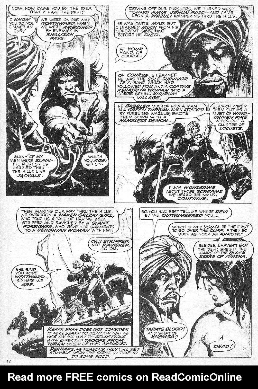 The Savage Sword Of Conan issue 18 - Page 12