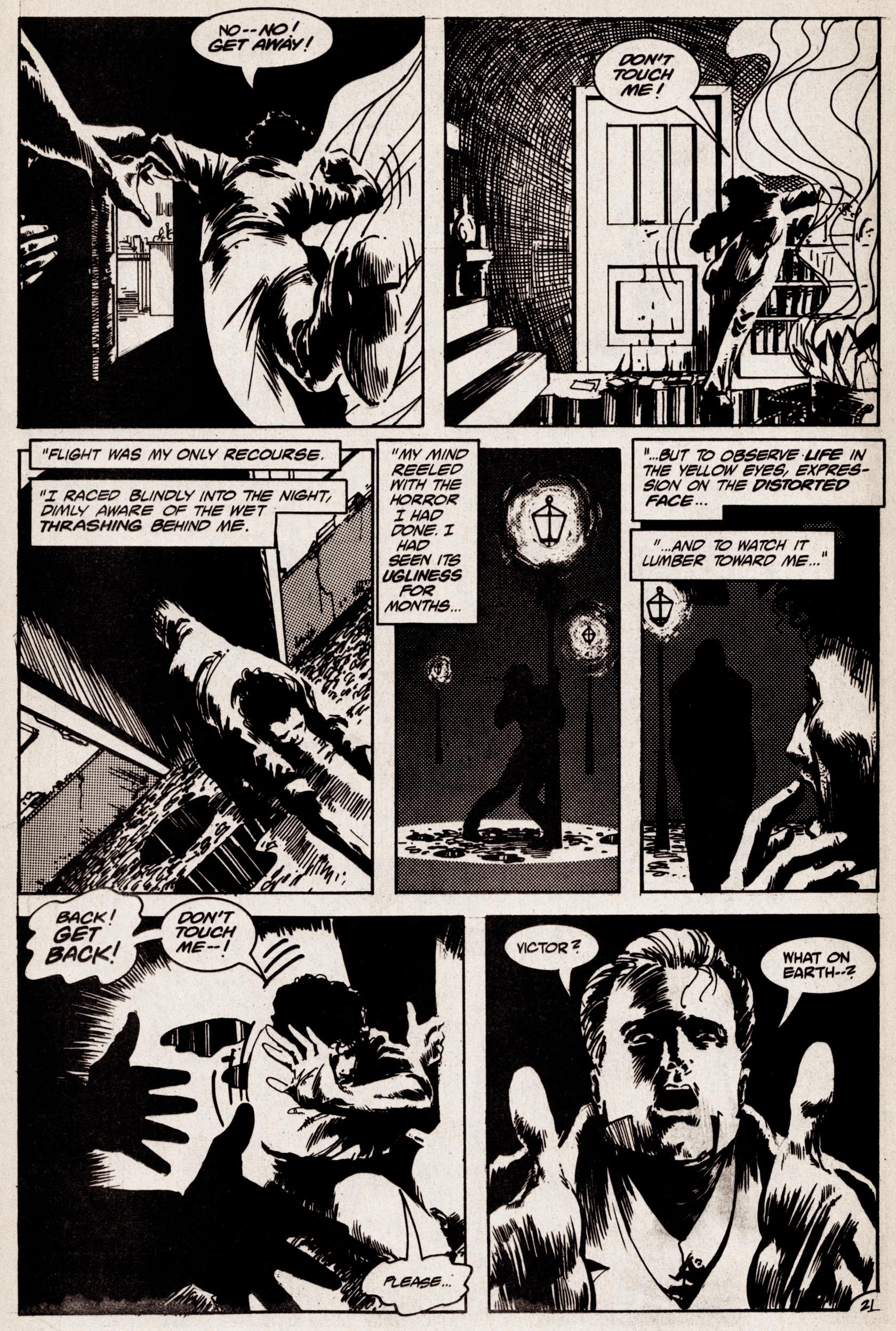 Read online Frankenstein (1989) comic -  Issue #1 - 23