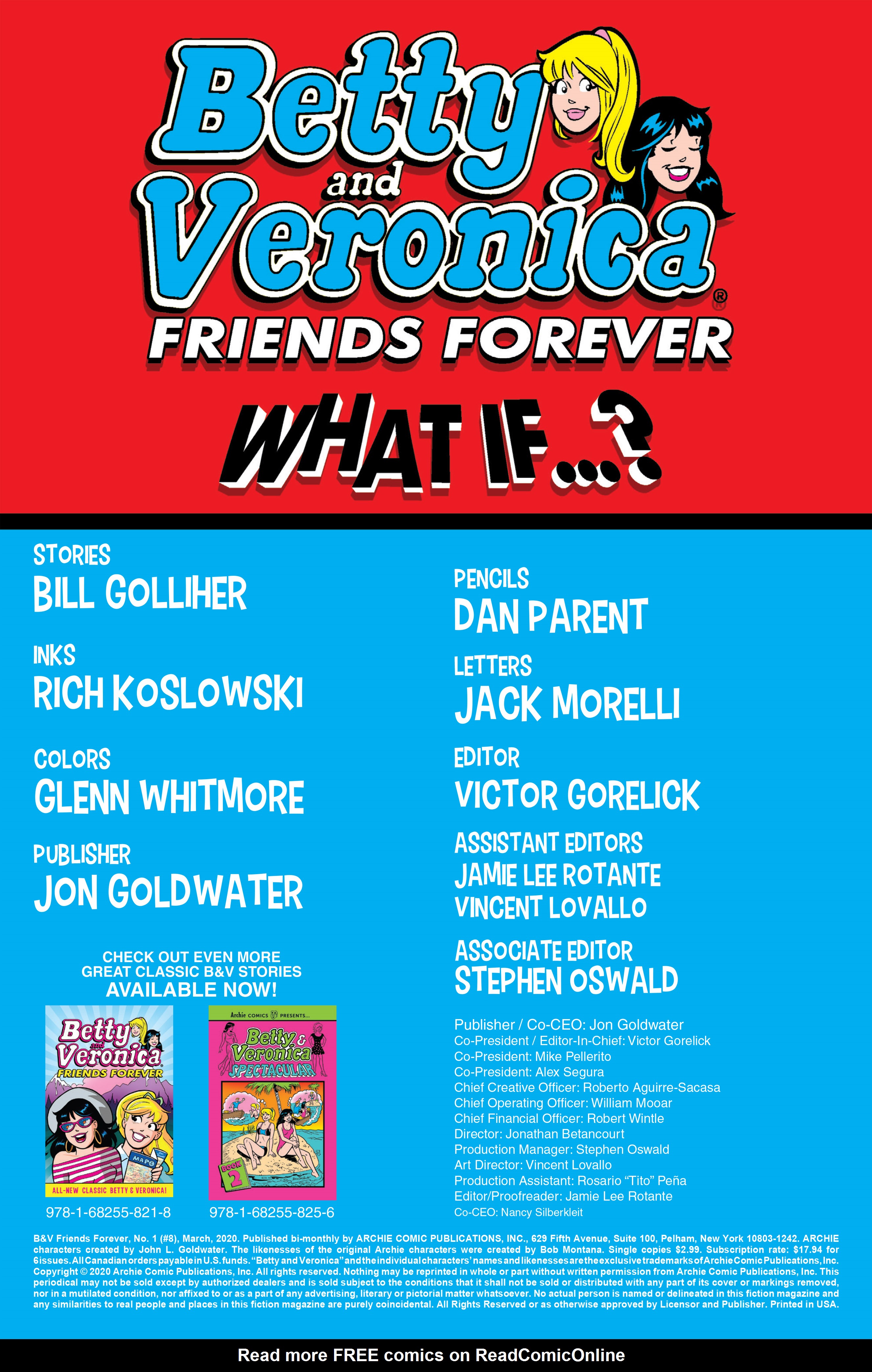 Read online Betty & Veronica Best Friends Forever: At Movies comic -  Issue #8 - 2