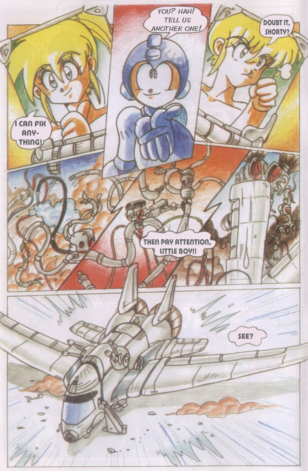 Read online Novas Aventuras de Megaman comic -  Issue #6 - 8