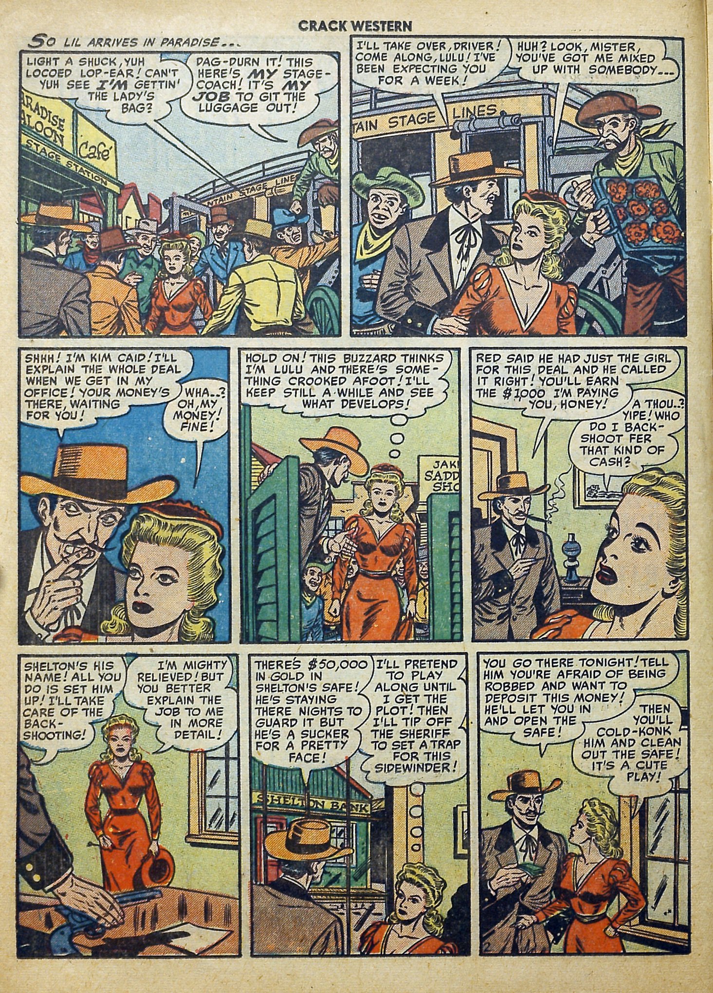 Read online Crack Western comic -  Issue #74 - 14