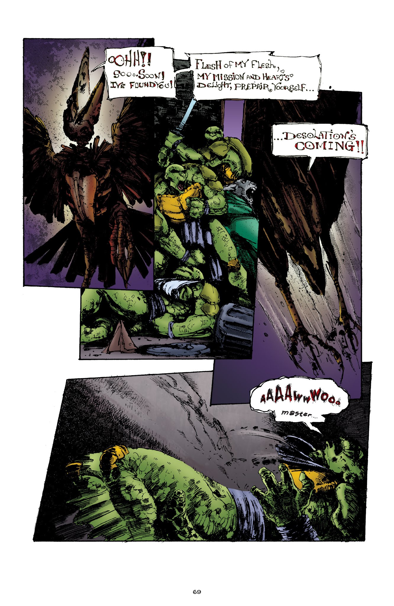 Read online Teenage Mutant Ninja Turtles Legends: Soul's Winter By Michael Zulli comic -  Issue # TPB - 63