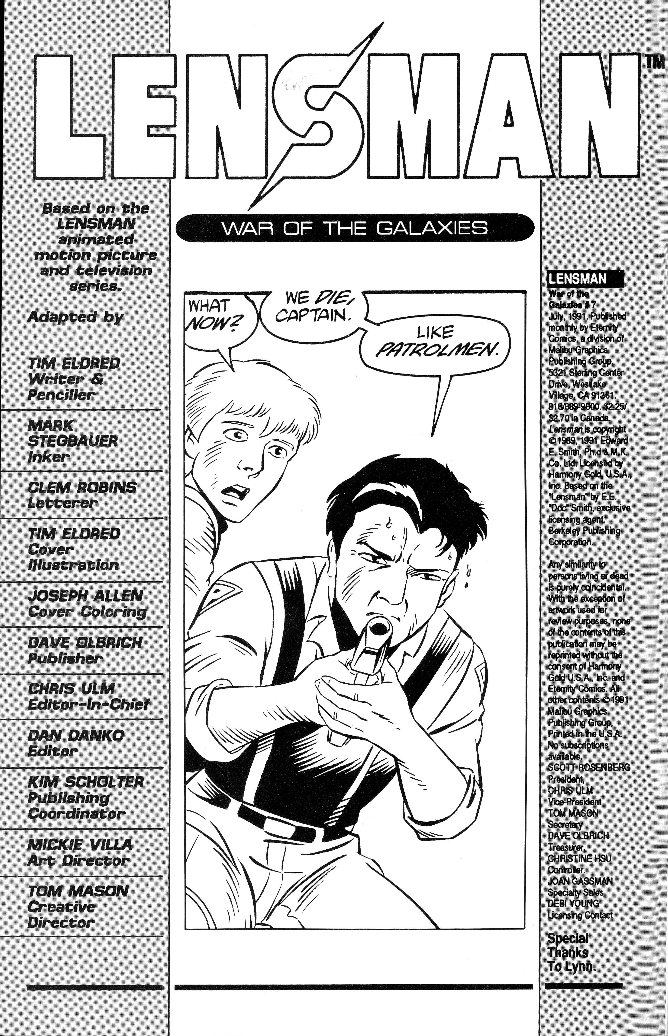 Read online Lensman: War of the Galaxies comic -  Issue #7 - 2