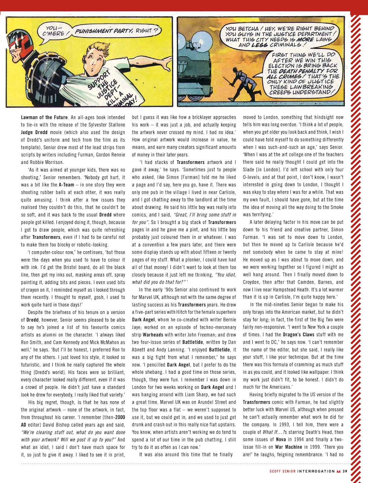 Judge Dredd Megazine (Vol. 5) issue 408 - Page 39