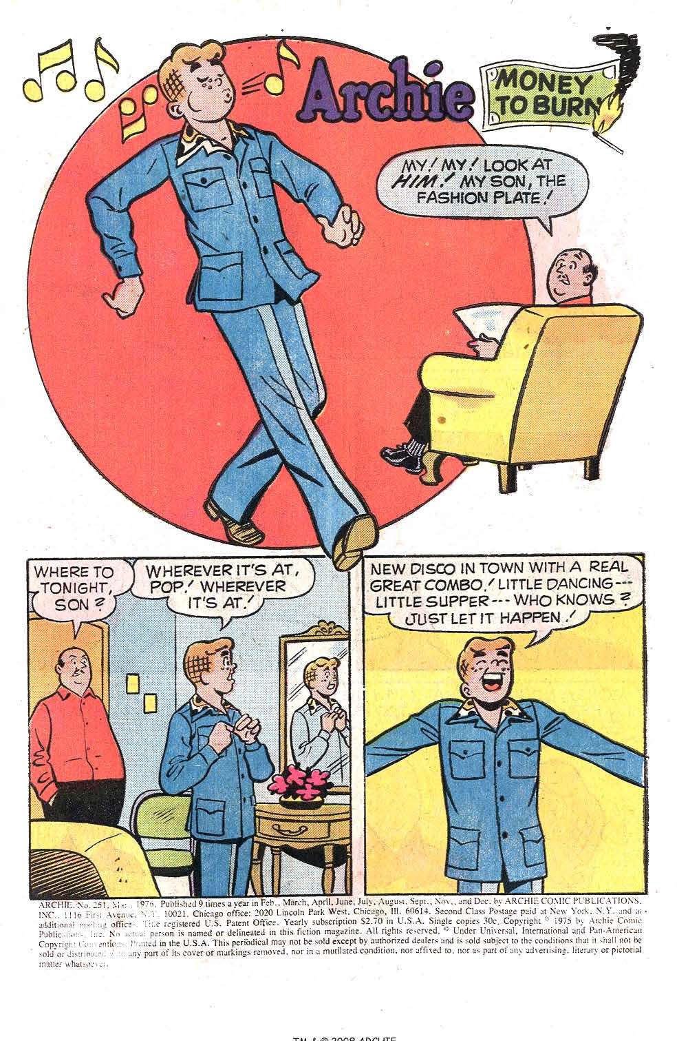 Read online Archie (1960) comic -  Issue #251 - 3