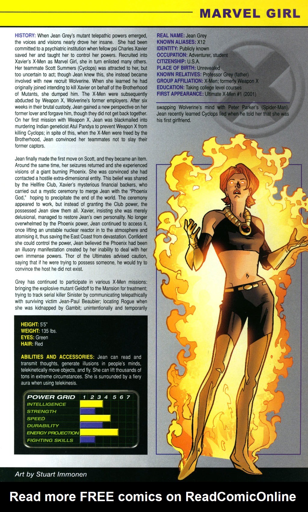 Read online Official Handbook of the Ultimate Marvel Universe: The Ultimates & X-Men 2005 comic -  Issue # Full - 31