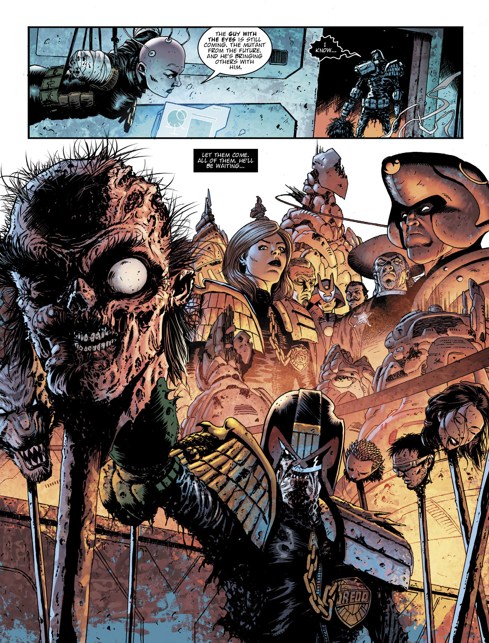Read online Judge Dredd Megazine (Vol. 5) comic -  Issue #448 - 12