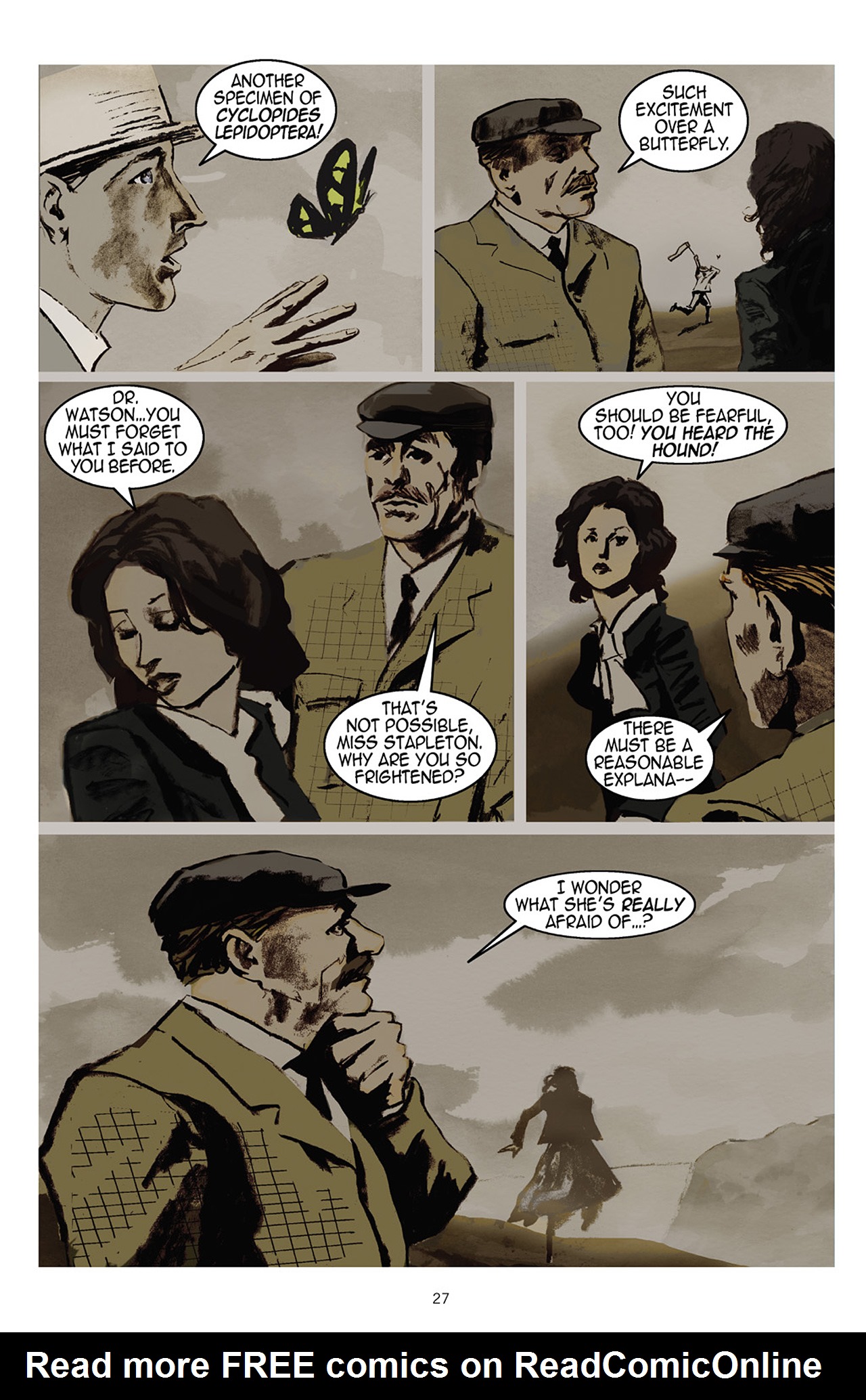 Read online The Hound of the Baskervilles comic -  Issue # TPB - 28