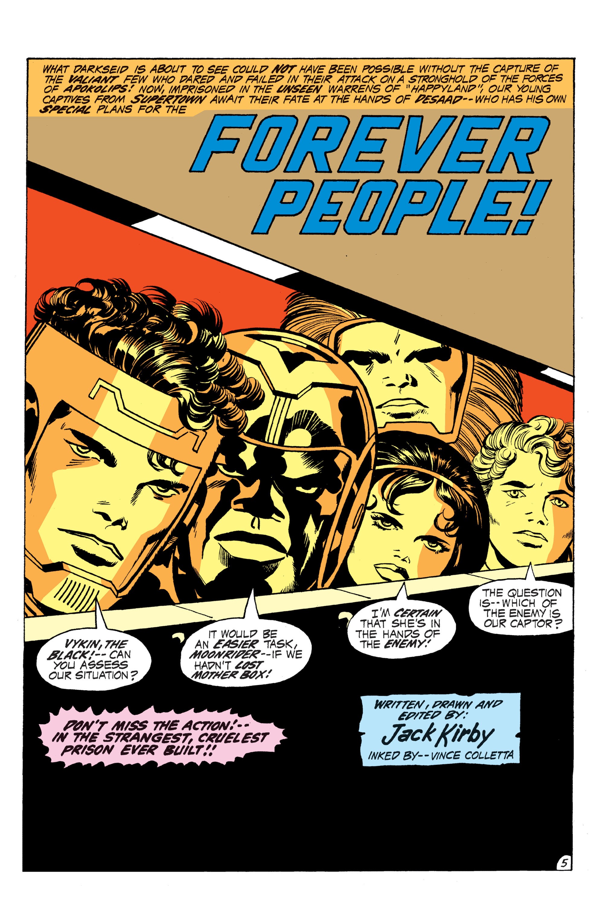 Read online The Forever People comic -  Issue #4 - 5