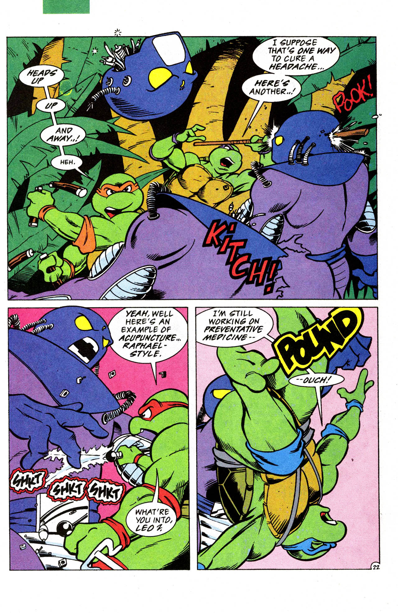 Read online Teenage Mutant Ninja Turtles Adventures (1989) comic -  Issue #36 - 24