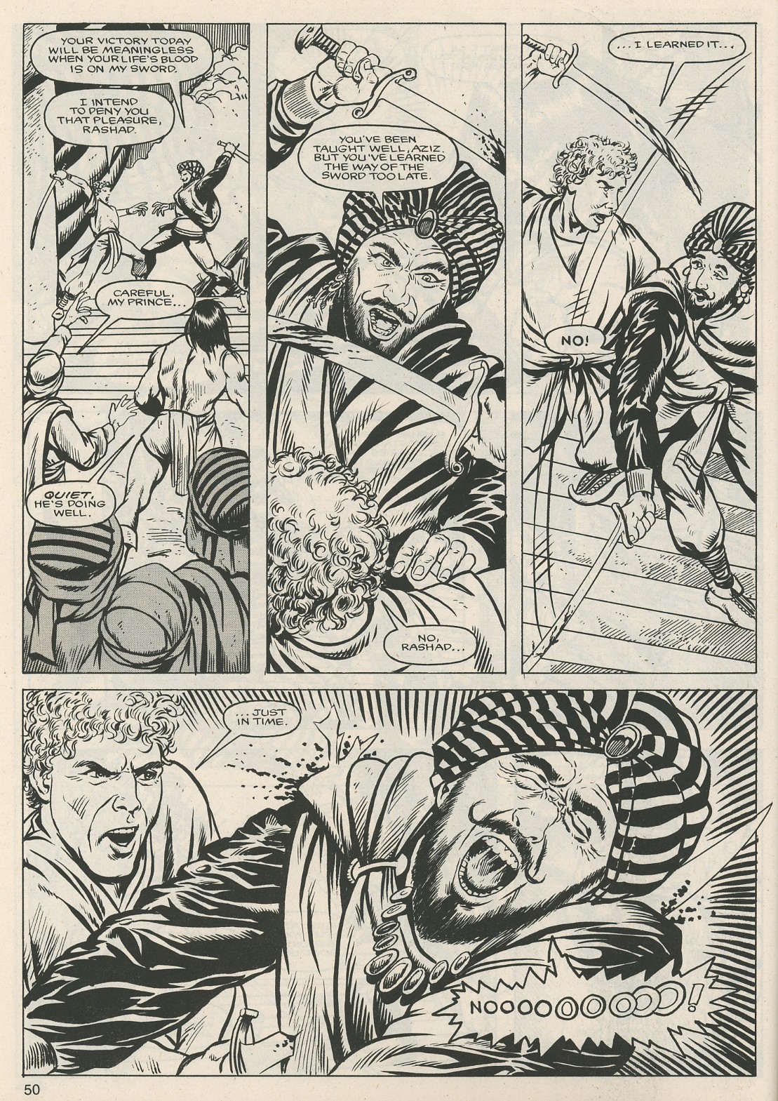 Read online The Savage Sword Of Conan comic -  Issue #124 - 50