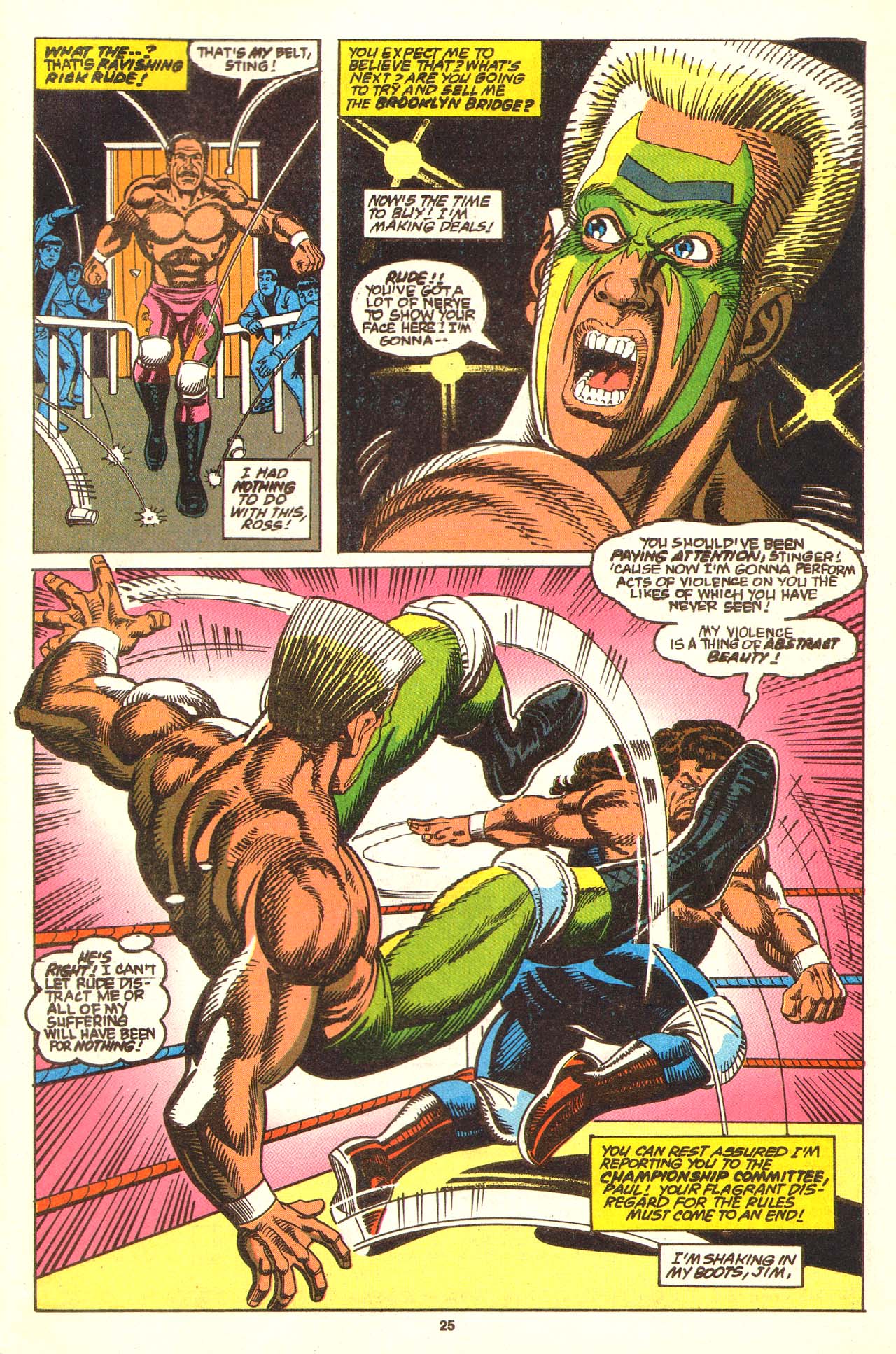 Read online WCW World Championship Wrestling comic -  Issue #6 - 26
