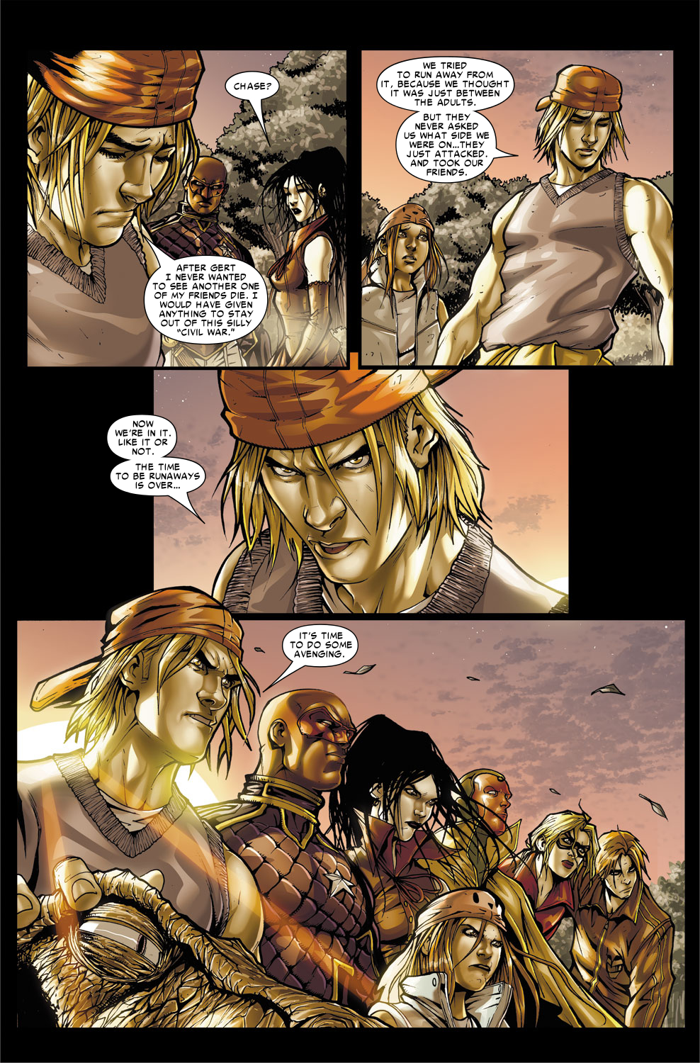 Read online Civil War: Young Avengers & Runaways comic -  Issue #3 - 22