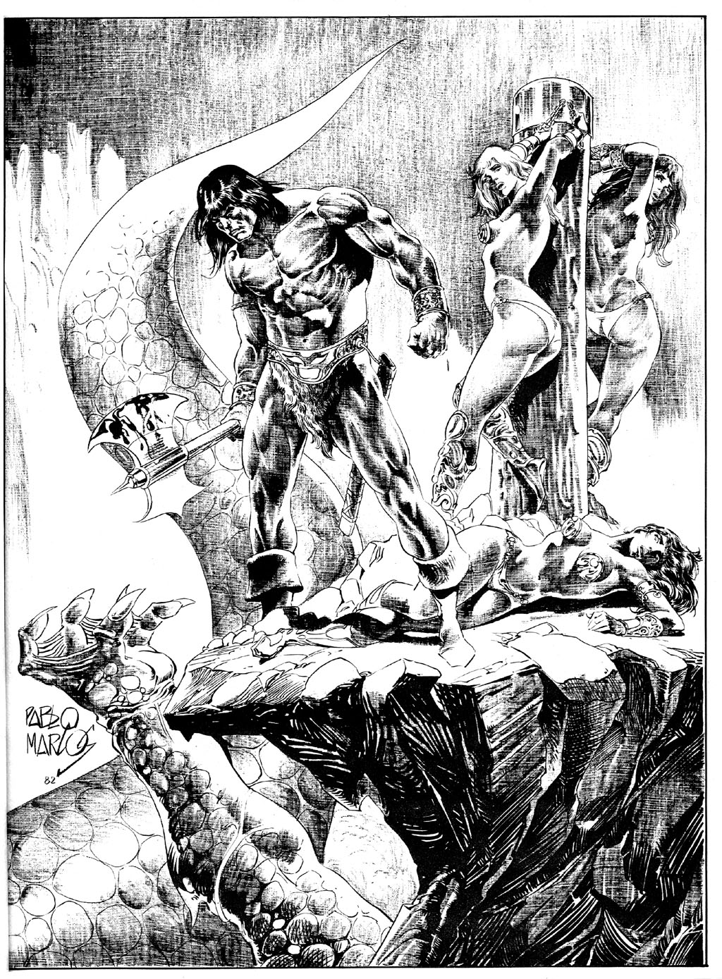 Read online The Savage Sword Of Conan comic -  Issue #84 - 59